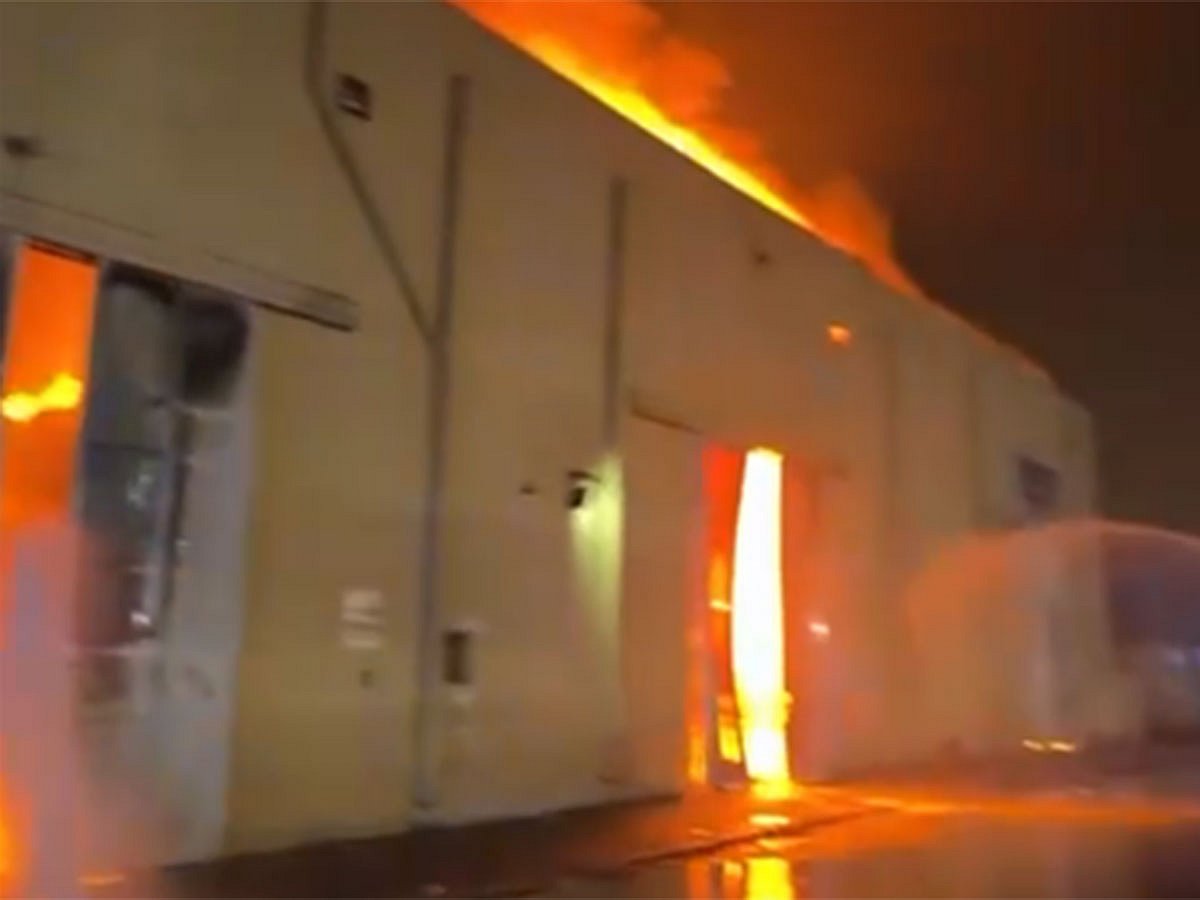 Sharjah Warehouse fire