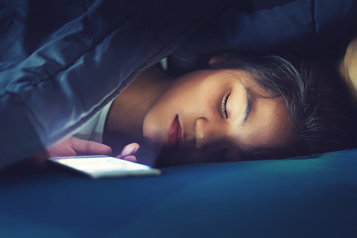 You need to have a conversation with your teen, and make them aware about the impact that this addiction to the phone has on them.