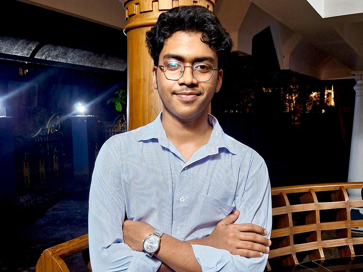 Mohammed Mursil checked his results from his home in his native village in Kerala’s Thrissur district.