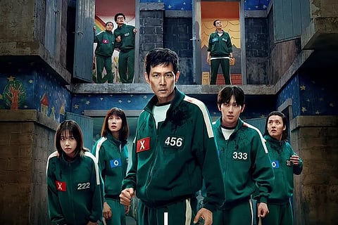 The new poster of Squid Game 3, which is the final installment in the series. 