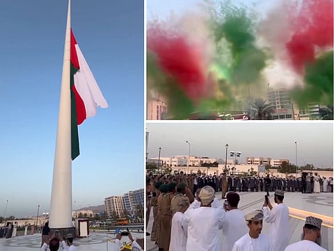 The tallest flag in the Sultanate of Oman was officially unveiled in a scene that embodies national pride and honor.