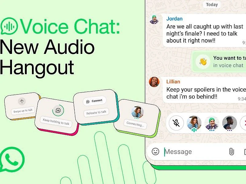 New voice chat feature lets WhatsApp groups talk live without interruptions