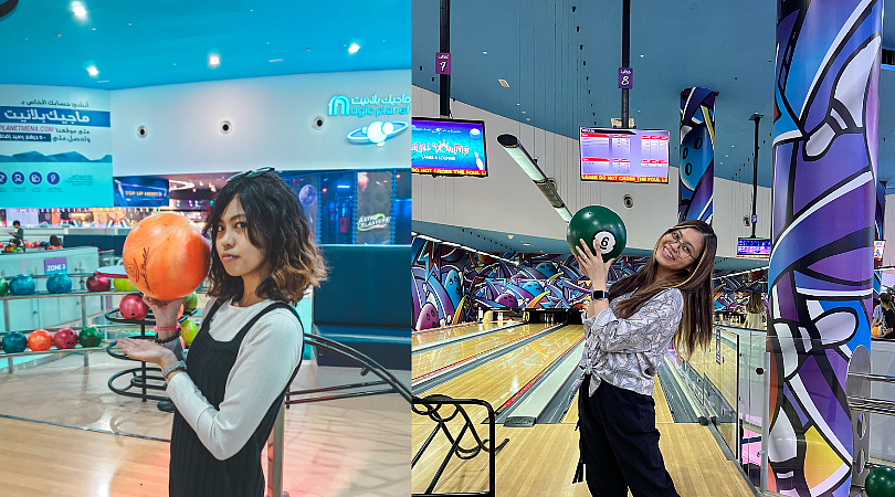 For Dubai's Angela Christine de Messa, the love for bowling has been passed on from her mum: "There's just something satisfying about the sound of the pins crashing down," she says. 