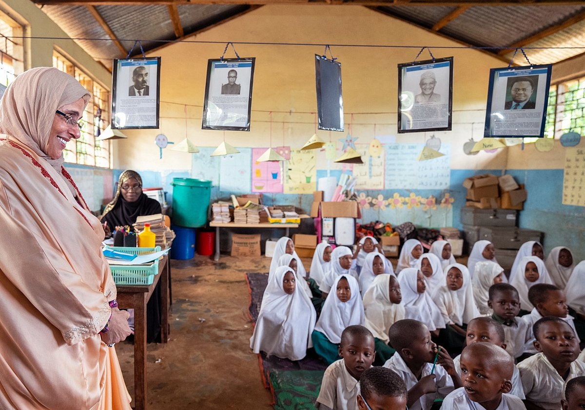  Sheikha Jawaher bint Mohammed Al Qasim during her visit to Zanzibar last year.
