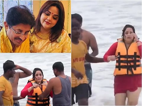 Former Team India captain Sourav Ganguly’s elder brother Snehasish Ganguly and sister-in-law Arpita Ganguly were rescued after boat capsized in deep waters.