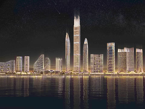 Binghatti's vision of what it wants to create at the prime land it has bought in Meydan district.  
