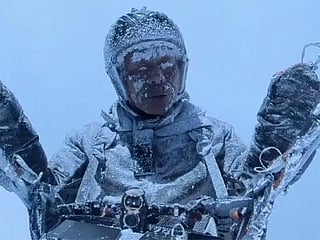 Paraglider survives 8,600m ice-covered flight, no oxygen