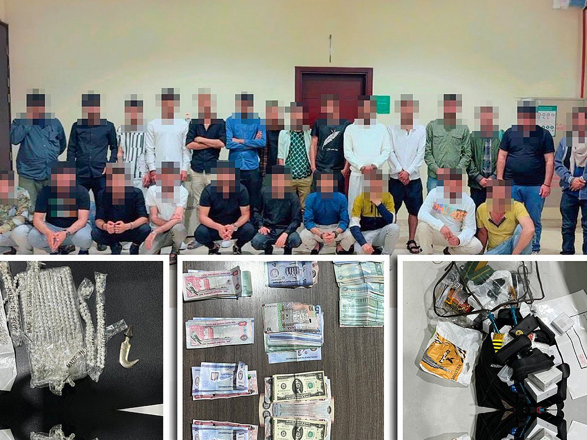 The suspects had entered the UAE on visit visas.