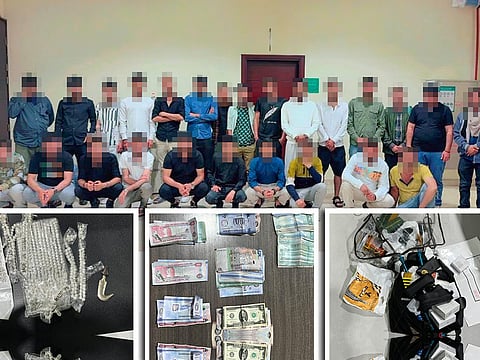 The suspects had entered the UAE on visit visas.