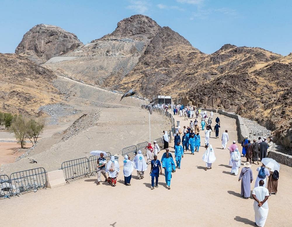 The Cave of Hira near Mecca draws many visitors. 