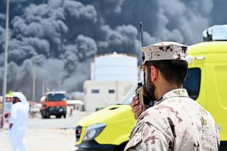 Fire in Sharjah: Swift response contains blaze at Al Hamriyah port
