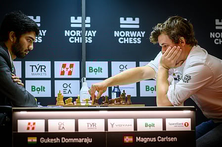 Magnus Carlsen's loss to India's Gukesh still hurts the Norway Chess champion.