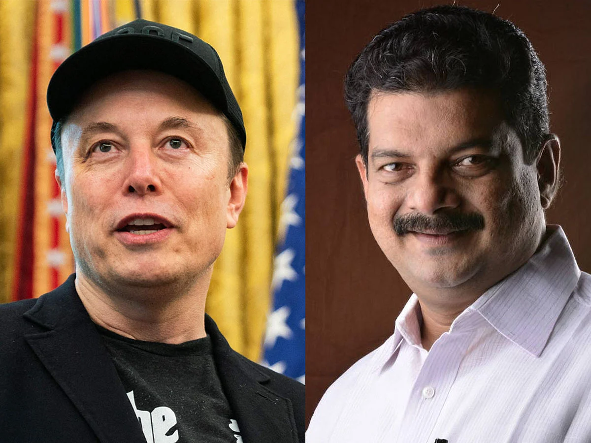 Elon Musk and P V Anwar