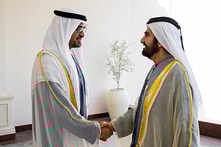 UAE President receives Rulers, Crown Princes on Eid Al Adha