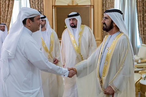Sheikh Mohammed bin Rashid receives Eid Al-Adha well-wishers at Zabeel Majlis in Dubai