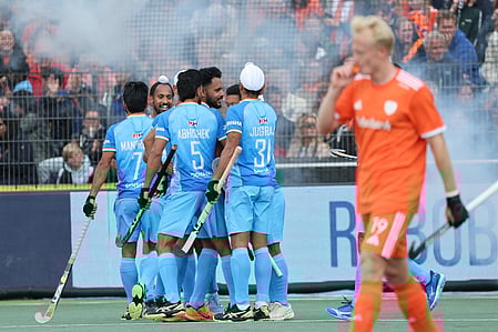 Harmanpreet Singh slots opener but India slump to 1-2 loss against Netherlands in their opening match of the European leg of FIH Pro League at the Wagener Hockey Stadium in Amstelveen.