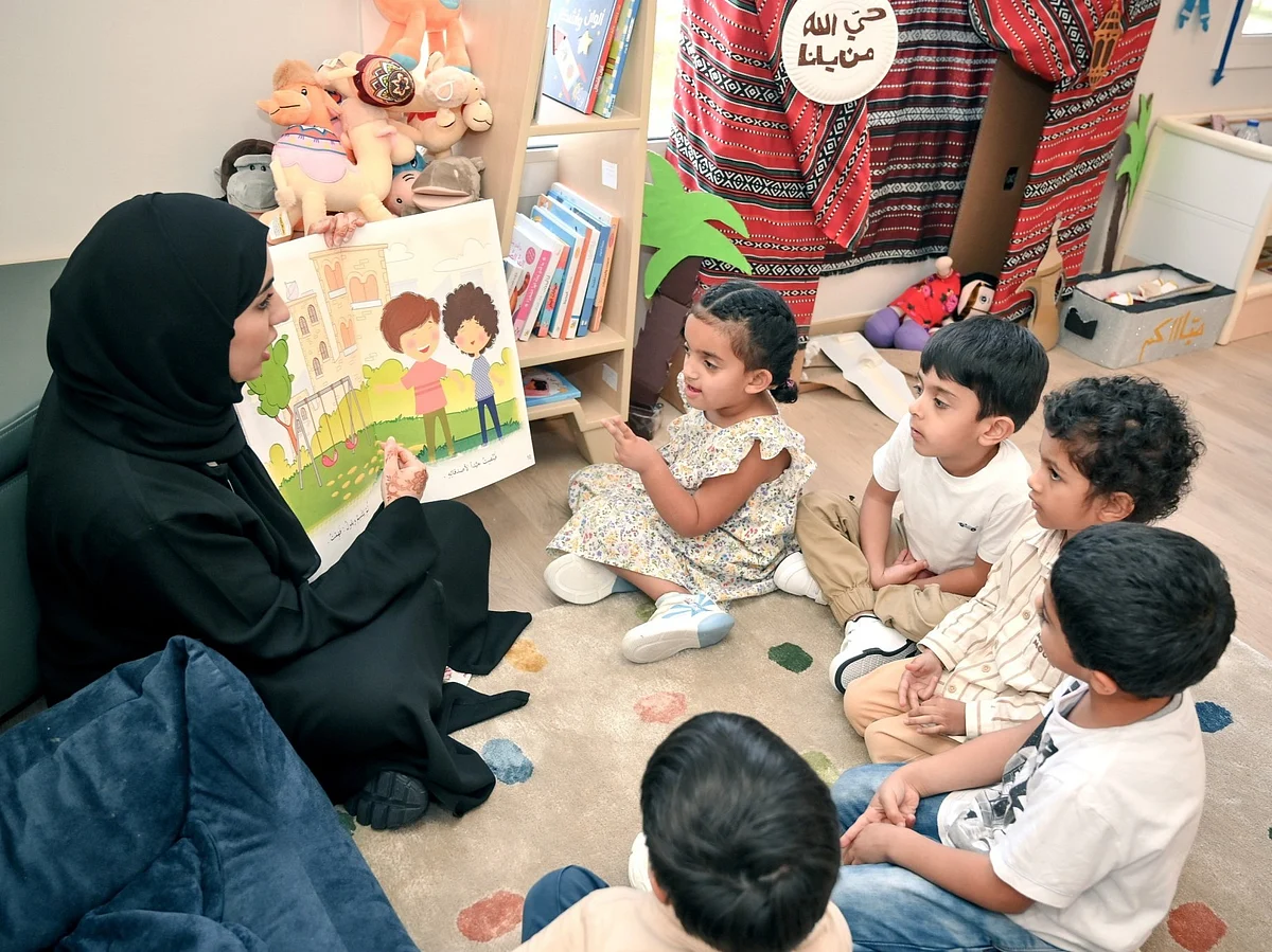 The Abu Dhabi Department of Education and Knowledge (ADEK) has announced a new policy that will bring Arabic into every private and charter kindergarten across the emirate, starting from Pre-KG to KG2.