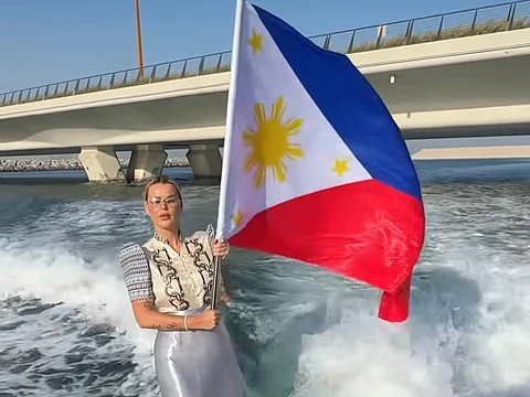 Dubai-based Karolina Sankiewicz combines tradition and thrill in a viral video tribute to the Filipino community