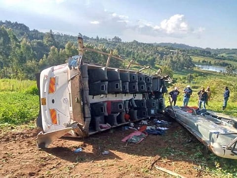 According to Kenyan media, a total of six people died in the accident, which occurred while the group was travelling in a private tour bus.