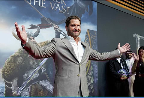 Hollywood actor Gerard Butler in Riyadh for the regional premiere of How To Train Your Dragon 