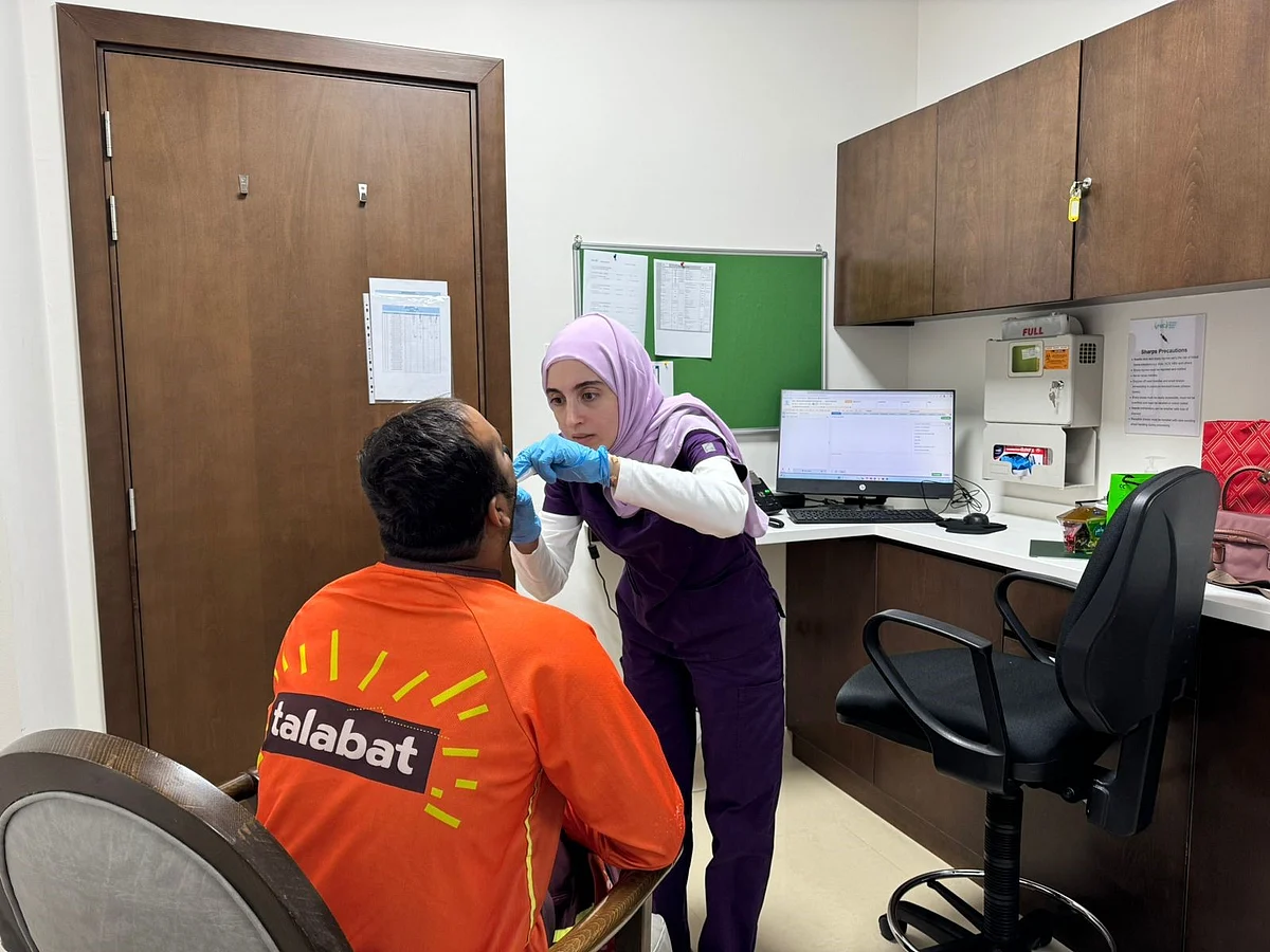 Pakistan Medical Centre in Dubai offers free hydration summer health package to delivery riders and drivers 