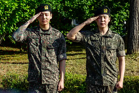Jungkook and Jimin of K-pop supergroup BTS were discharged on June 11, 2025. 
