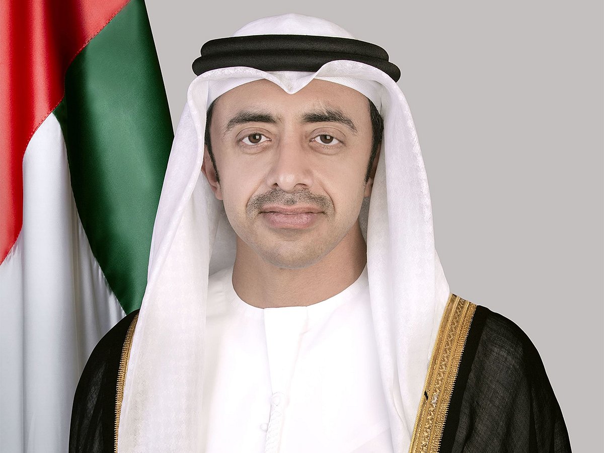 Sheikh Abdullah bin Zayed Al Nahyan, UAE's Deputy Prime Minister and Minister of Foreign Affairs