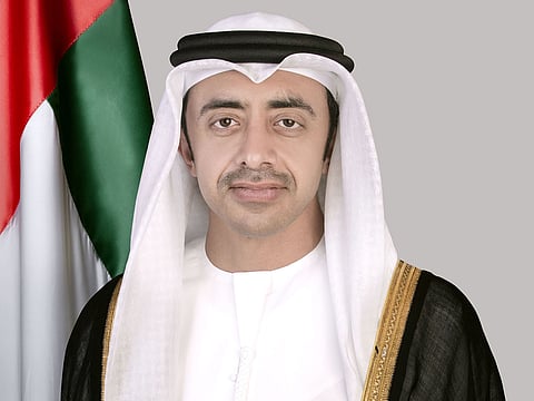 Sheikh Abdullah bin Zayed Al Nahyan, UAE's Deputy Prime Minister and Minister of Foreign Affairs