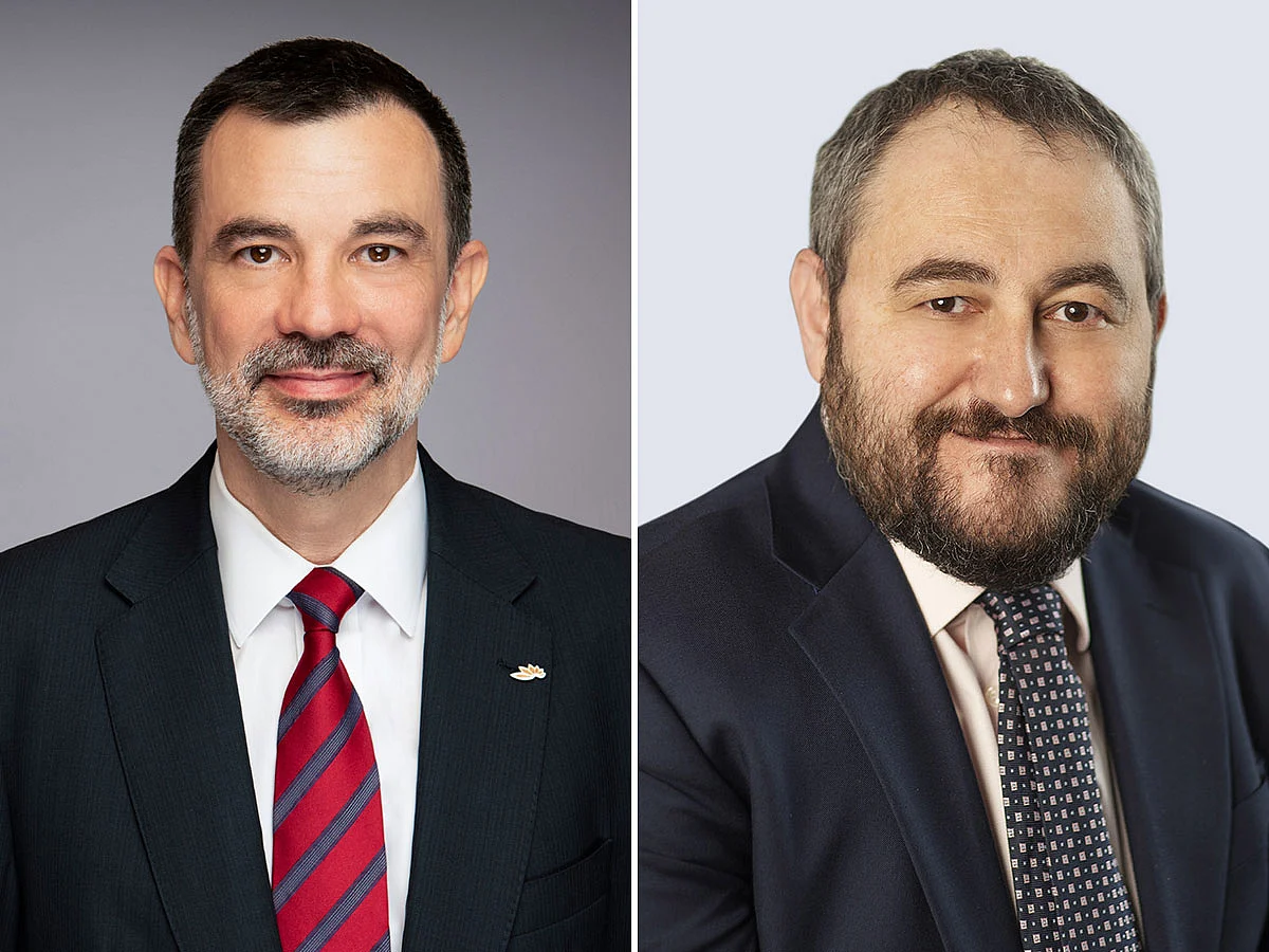 Fernando Morillo, Group Head of Retail Banking at Mashreq  and Radu Topliceanu, Global Head of NEO at Mashreq.