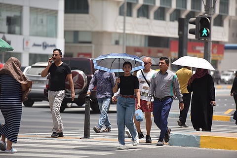 Hot summer in UAE
