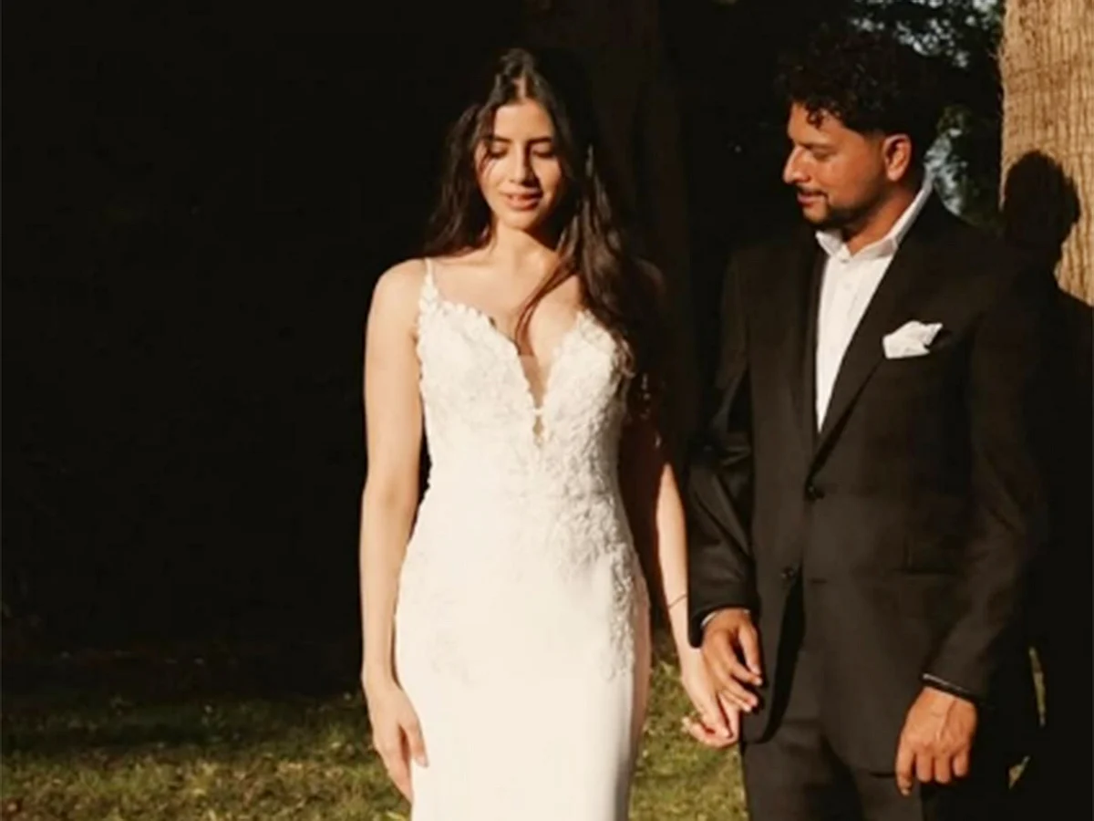 Kuldeep Yadav with Vanshika
