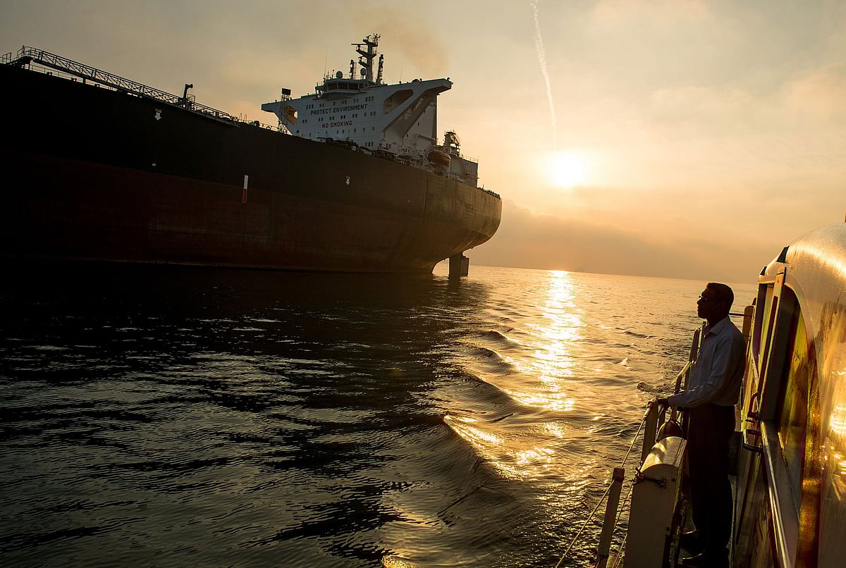 An oil tanker. Israel launched  attacks on several locations in Iran, including the Natanz nuclear site and Tabriz.

