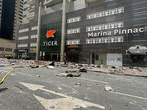 The Marina Pinnacle tower.