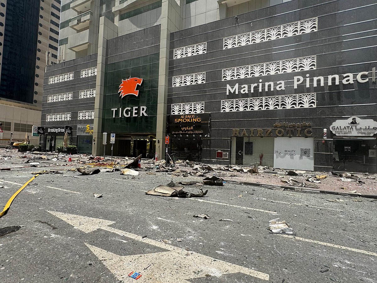 Dubai Marina fire