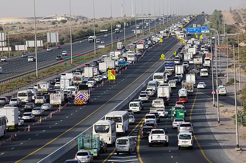 Emirates road traffic