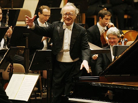 Austrian Pianist Alfred Brendel