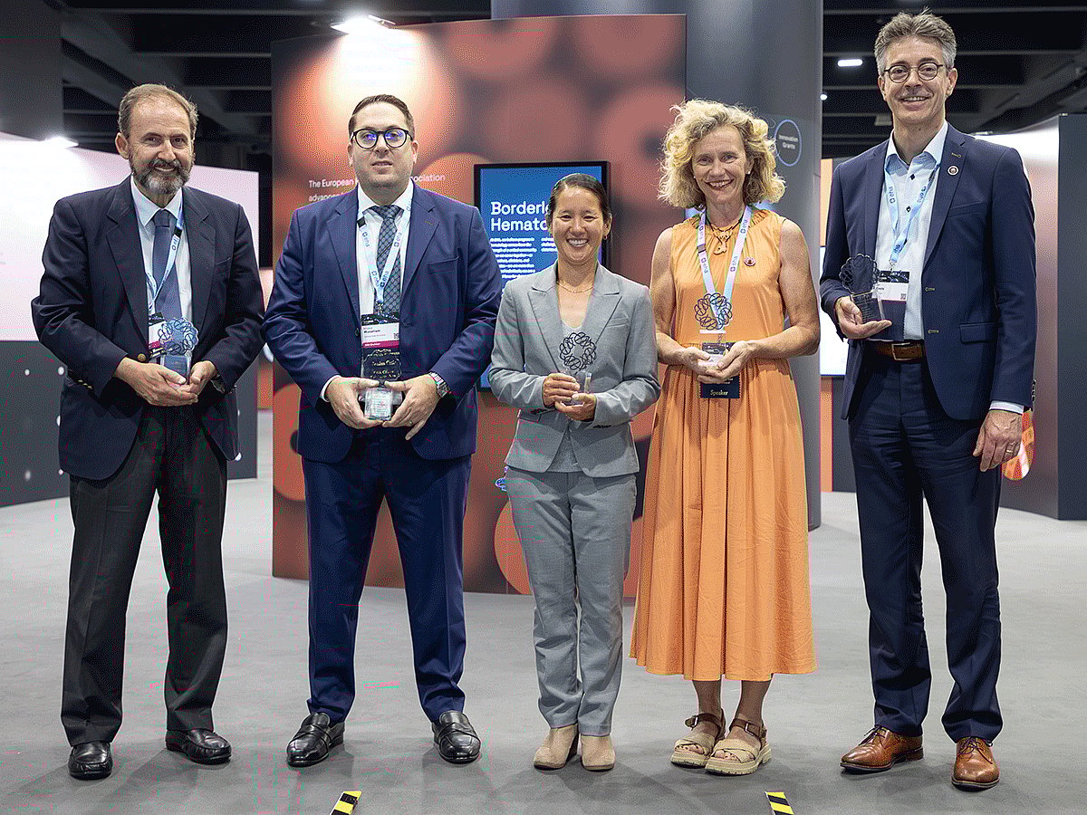 Professor Khaled Musallam (second from left), Group Chief Research Officer at Burjeel Holdings.