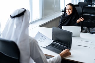 Emiratis in office