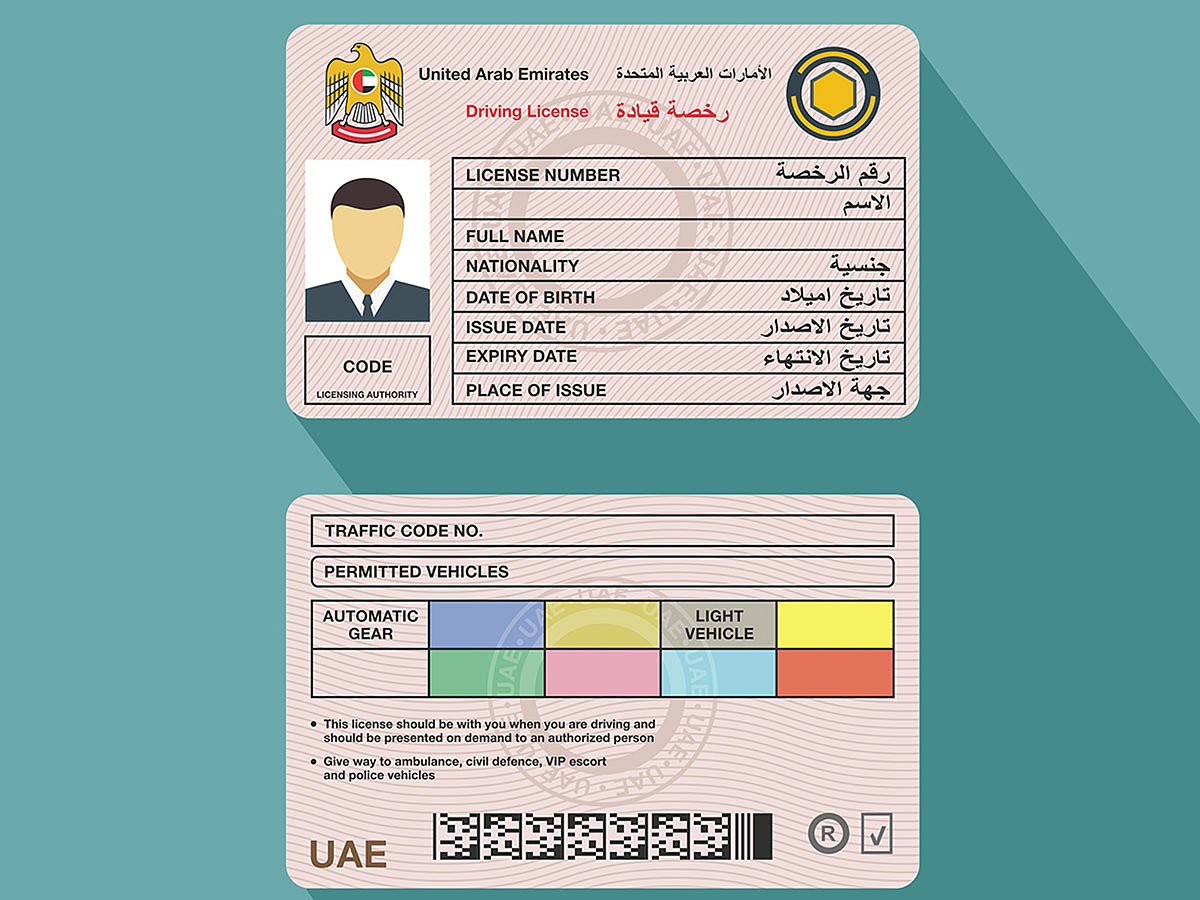 UAE driving licence