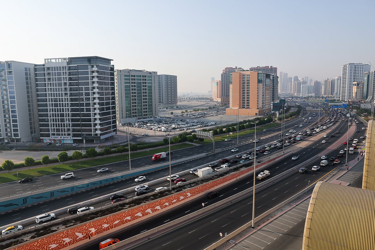 Dubai Sharjah highway / al ittihad road / Dubai traffic