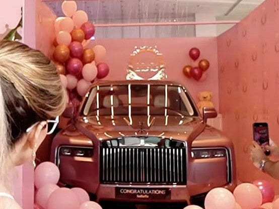 Dubai-based Indian businessman Satish Sanpal gifted his one-year-old daughter a custom-built pink Rolls-Royce