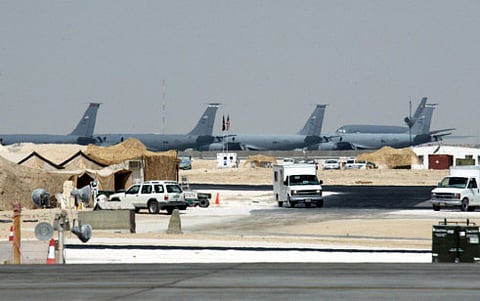  A general view of the Al Udeid US military air base, south of Doha.