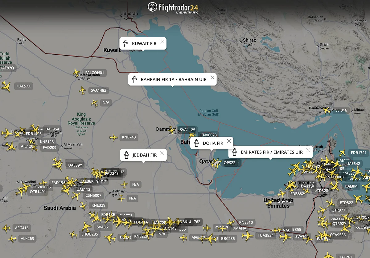 Officials say the airspace closures are temporary and will be reviewed based on real-time assessments of regional threats and operational safety.