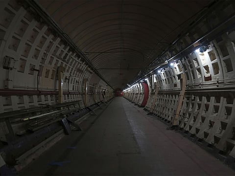 The tunnels lie directly below London Underground’s Central Line in the city’s Holborn area. Work to dig them began in secret in 1940, when Britain feared invasion by Nazi Germany. 