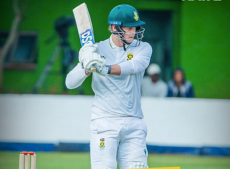 Corbin Bosch scored a maiden ton as Proteas reach 418/9 on Day 1 of the first Test against Zimbabwe at the Queens Sports Club in Bulawayo on Saturday. 