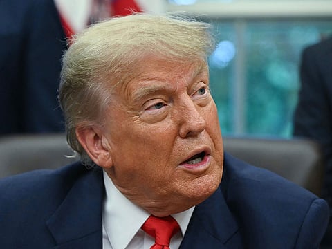 US President Donald Trump