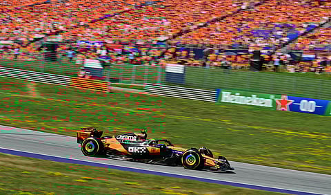 Lando Norris won the Austrian Grand Prix from Oscar Piastri for a dominant McLaren 1-2 at the Red Bull Ring on Sunday.