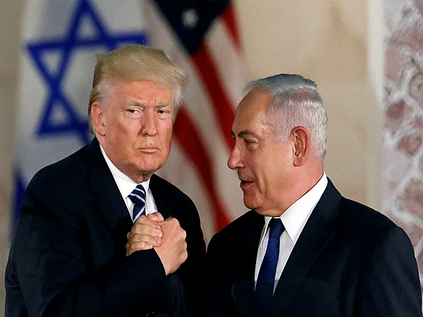US President Donald Trump and Israeli Prime Minister Benjamin Netanyahu 