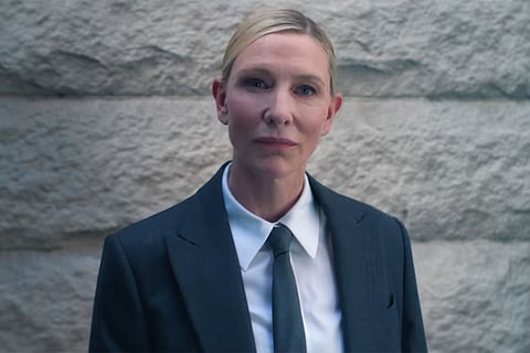 Cate Blanchett in Squid Game. 