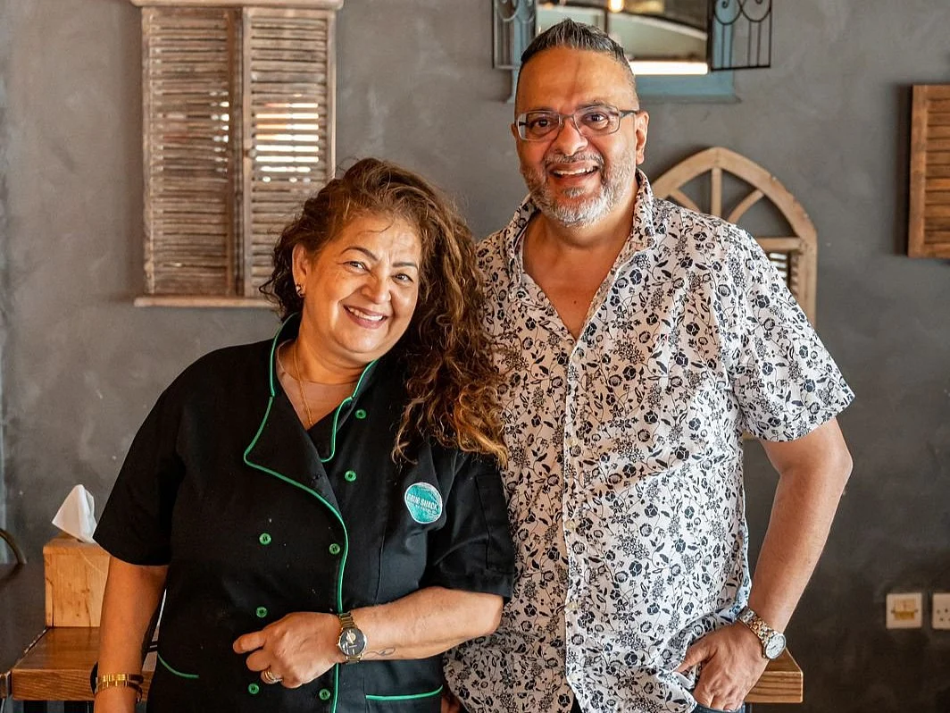 Mario Mascarenhas (Dad)
Gemma Mascarenhas: Grubshack started humbly in 2012 as a 12-cover, hole-in-the-wall joint in Sharjah. 